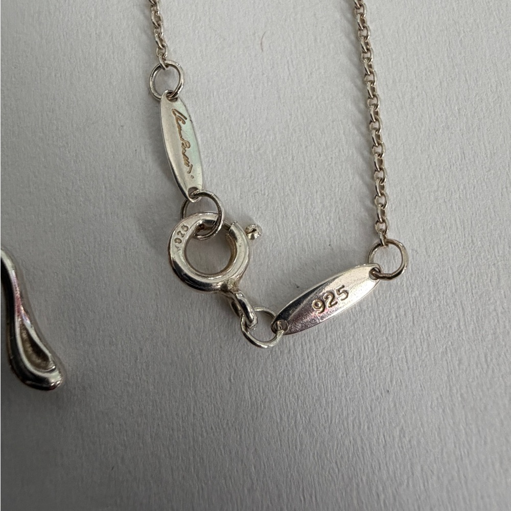 Tiffany & Co. Silver Initial Necklace - Picture 3 of 7
